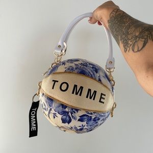 FLORAL BASKETBALL PURSE BY @Tomme